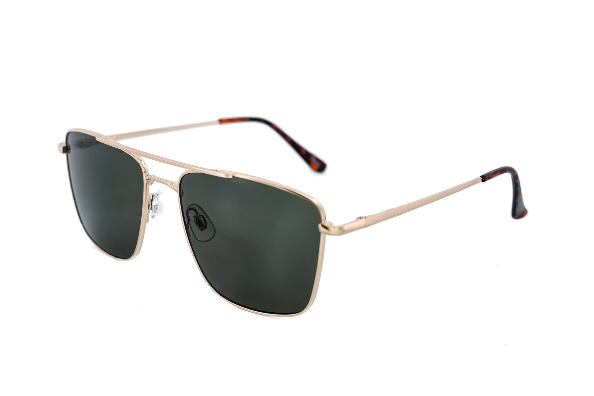 Boléro Kaelix — Square Aviator Polarized Sunglasses, Mirrored