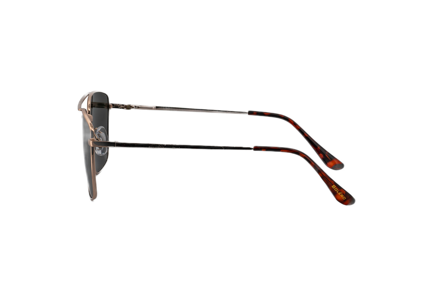 Boléro Kaelix — Square Aviator Polarized Sunglasses, Mirrored