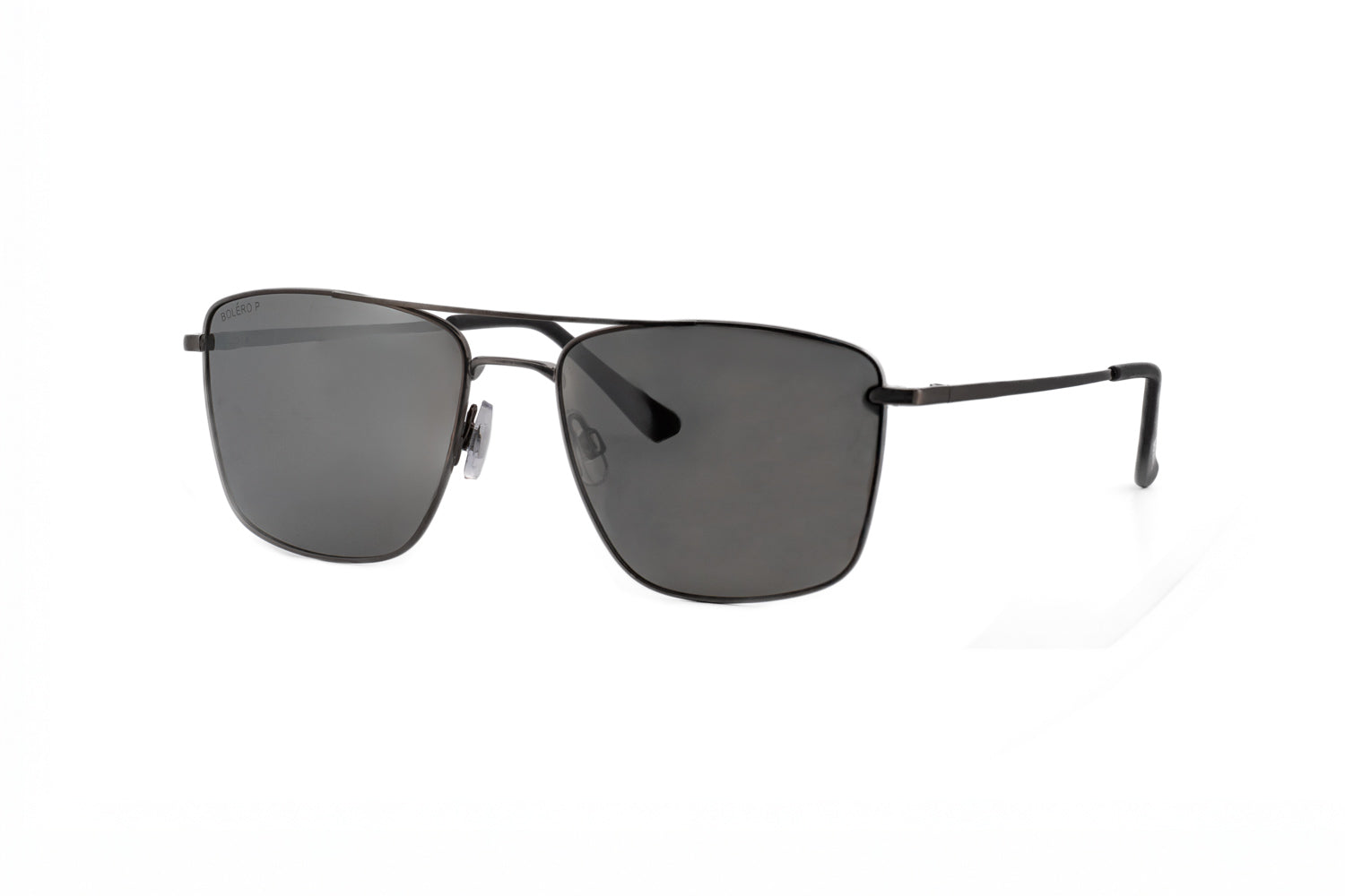 Boléro Kaelix — Square Aviator Polarized Sunglasses, Mirrored