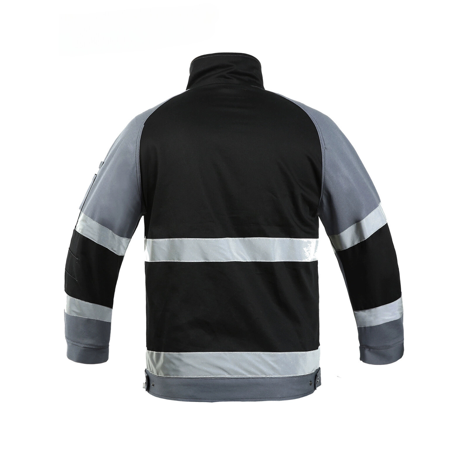 Work Jacket – Reflective Stripes, Badge Pocket & Utility Storage – Bauskydd [B232]-3
