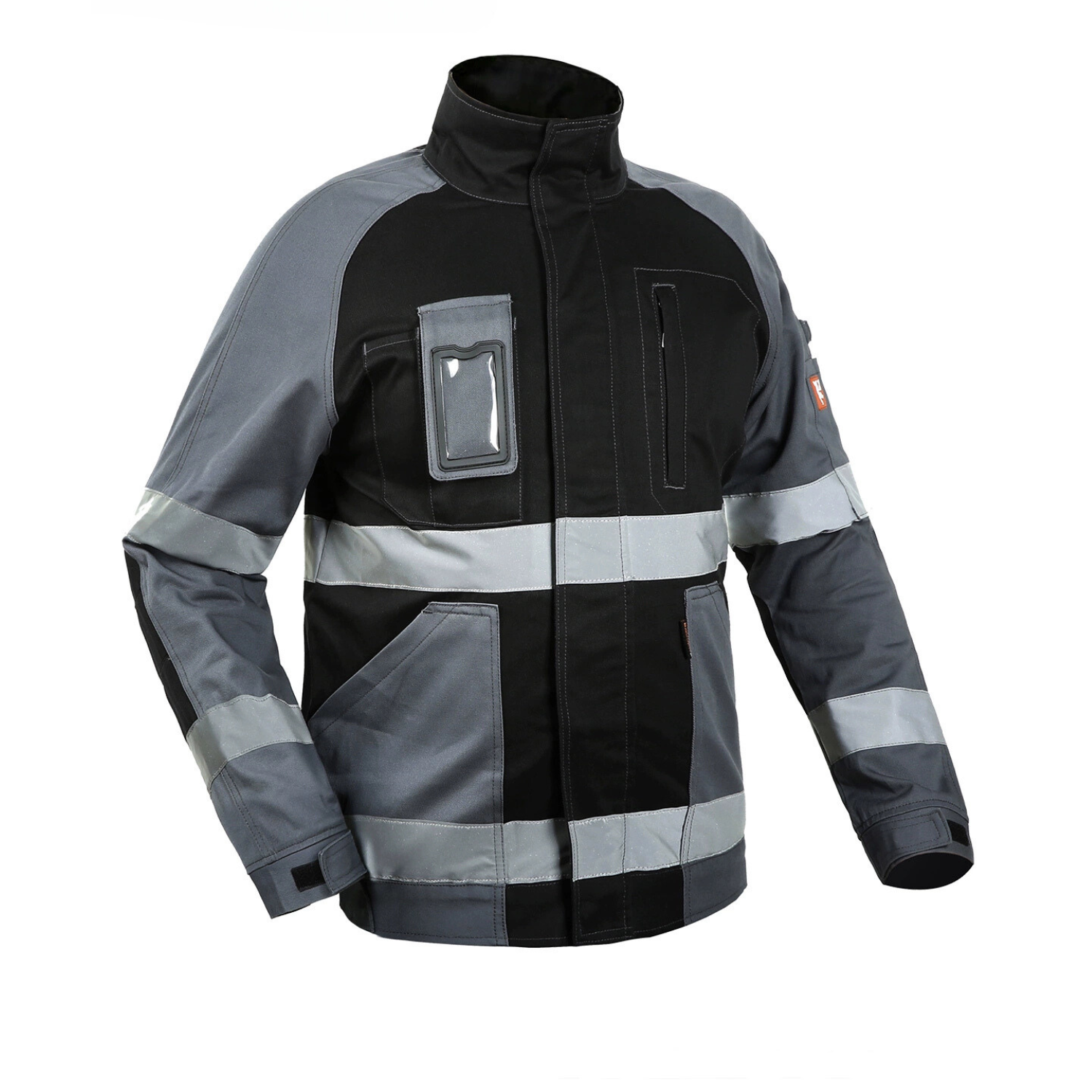 Work Jacket – Reflective Stripes, Badge Pocket & Utility Storage – Bauskydd [B232]-2